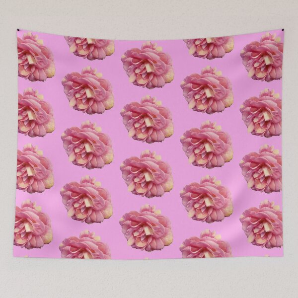 Item preview, pink/yellow pastel rose flower sticker designed and sold by inainart.