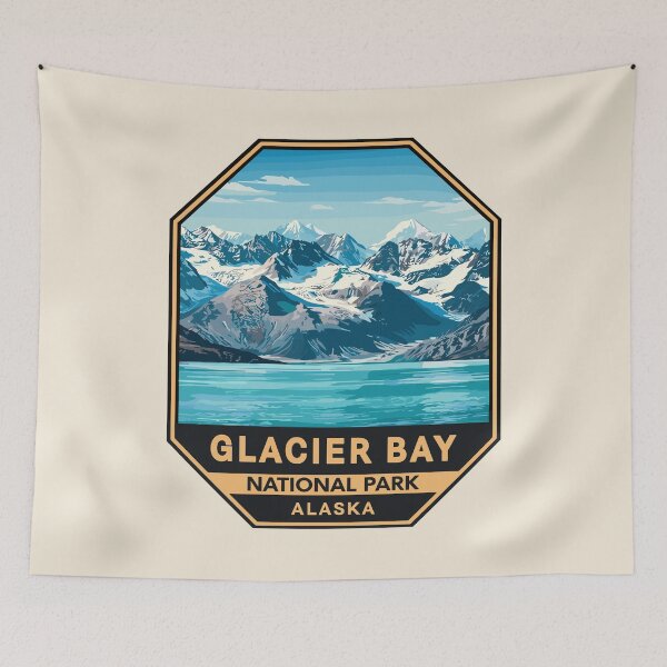 Item preview, Glacier Bay National Park Alaska Sticker designed and sold by Gideon Emmerich.