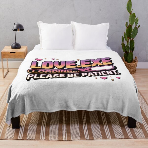 Item preview, Love.exe Loading Please Be Patient Cute Pixel Valentine Gamer Quote designed and sold by Aarvya Fashion Club ( A.F.C ).