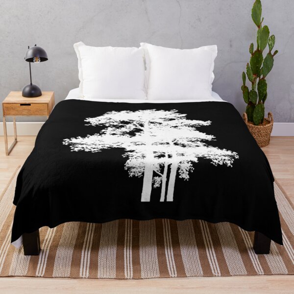 Item preview, Outdoor Adventure | trees | forest | hiking | nature lover | Elegant minimalistic black and white tree silhouettes designed and sold by hollycooper.