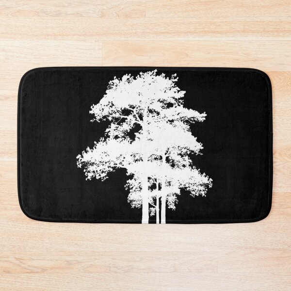 Item preview, Outdoor Adventure | trees | forest | hiking | nature lover | Elegant minimalistic black and white tree silhouettes designed and sold by hollycooper.