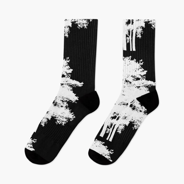 Item preview, Outdoor Adventure | trees | forest | hiking | nature lover | Elegant minimalistic black and white tree silhouettes designed and sold by hollycooper.