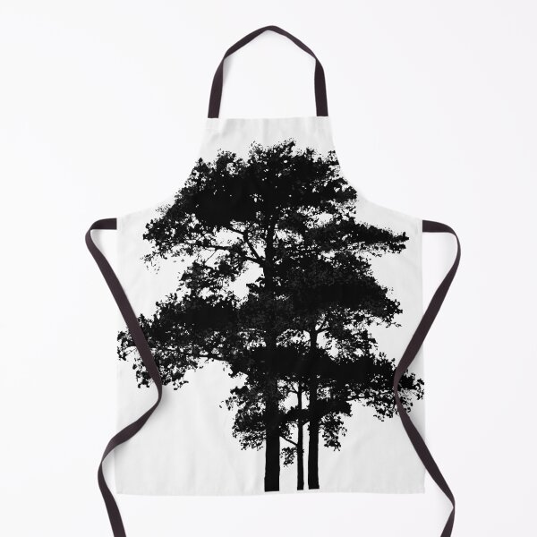 Item preview, Outdoor Adventure | trees | forest | hiking | nature lover | Elegant minimalistic black and white tree silhouettes designed and sold by hollycooper.