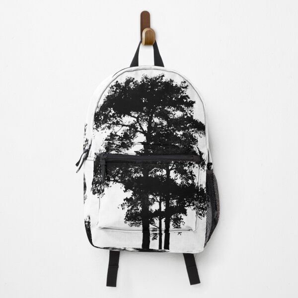 Item preview, Outdoor Adventure | trees | forest | hiking | nature lover | Elegant minimalistic black and white tree silhouettes designed and sold by hollycooper.