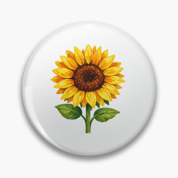 Item preview, Sunflower, Cute Flower, Gouache Poster Paint – Matte and Opaque designed and sold by shadow-bloom.