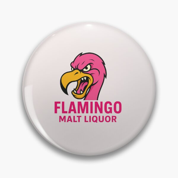Item preview, Aggressive Retro Flamingo Malt Liquor Mascot designed and sold by TonyFlamingo.