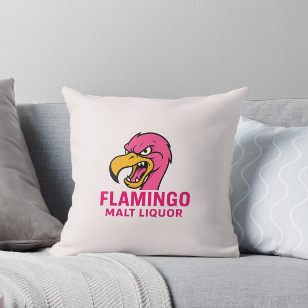 Item preview, Aggressive Retro Flamingo Malt Liquor Mascot designed and sold by TonyFlamingo.