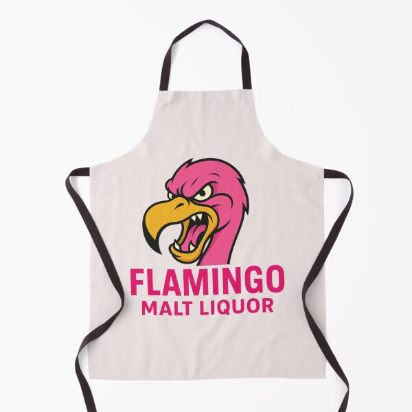 Item preview, Aggressive Retro Flamingo Malt Liquor Mascot designed and sold by TonyFlamingo.