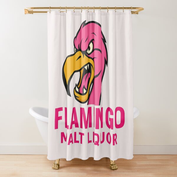 Item preview, Aggressive Retro Flamingo Malt Liquor Mascot designed and sold by TonyFlamingo.
