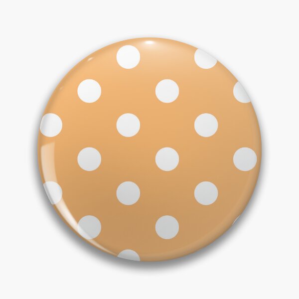 Item preview, White polka dots on orange background designed and sold by RishabhArts1.