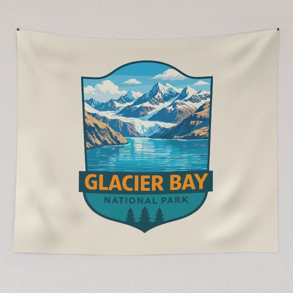 Item preview, Glacier Bay National Park Alaska Sticker designed and sold by Gideon Emmerich.