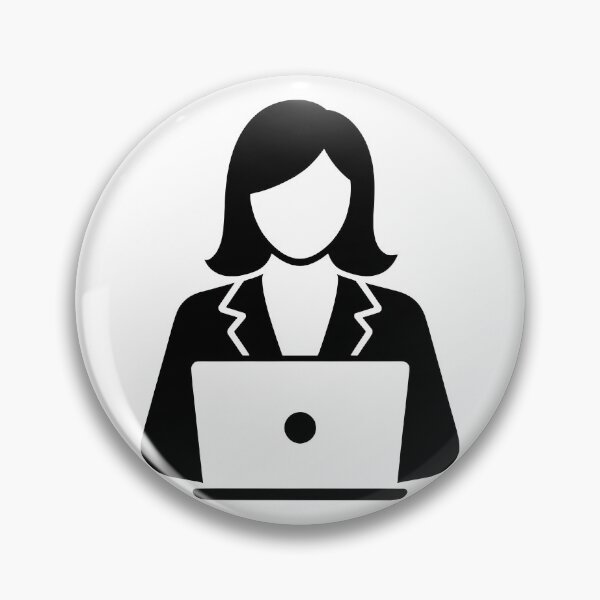 Item preview, Professional woman working on laptop in modern workspace setting designed and sold by Creative88Art.