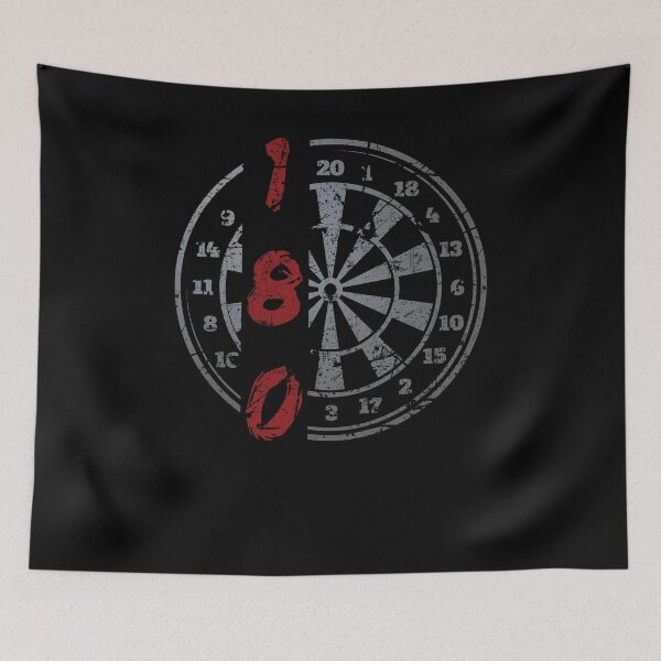 Item preview, Darts 180 Vintage Dartboard designed and sold by MaximWundersee.