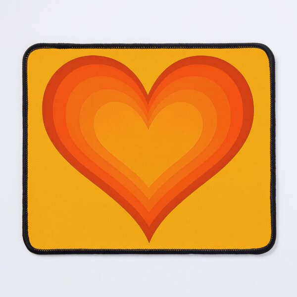 Item preview, Retro Sunset Heart Shape Logo – Vintage Layered Love Graphic designed and sold by WilderRoads.