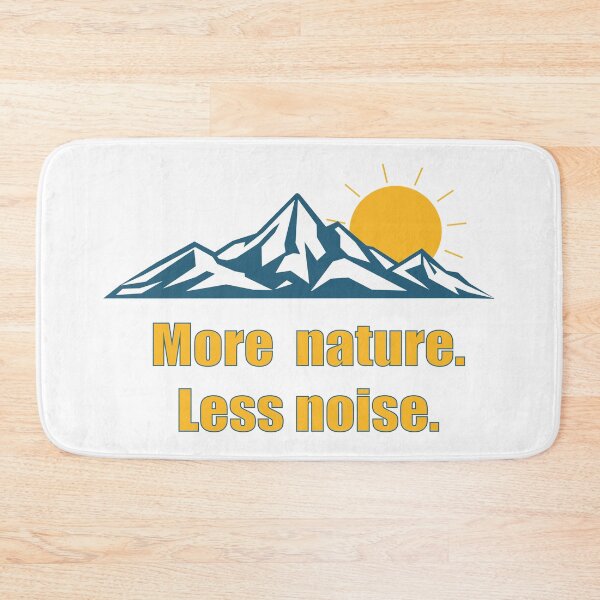 Item preview, More Nature Less Noise designed and sold by Pixel&Palette Studio.