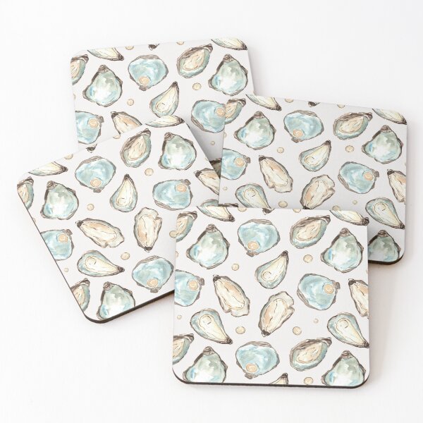 Item preview, Coastal Blue Oyster & Pearl designed and sold by redwoodandvine.
