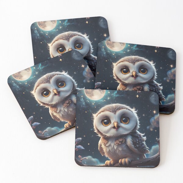 Item preview, Whimsical Night Owl Art designed and sold by KeiraSlackDesigns.