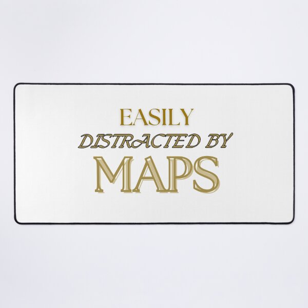 Item preview, Easily Distracted By Maps designed and sold by BySusanaCorner.