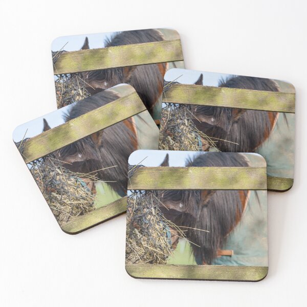 Item preview, Stallion grazing on hay designed and sold by yackers1.