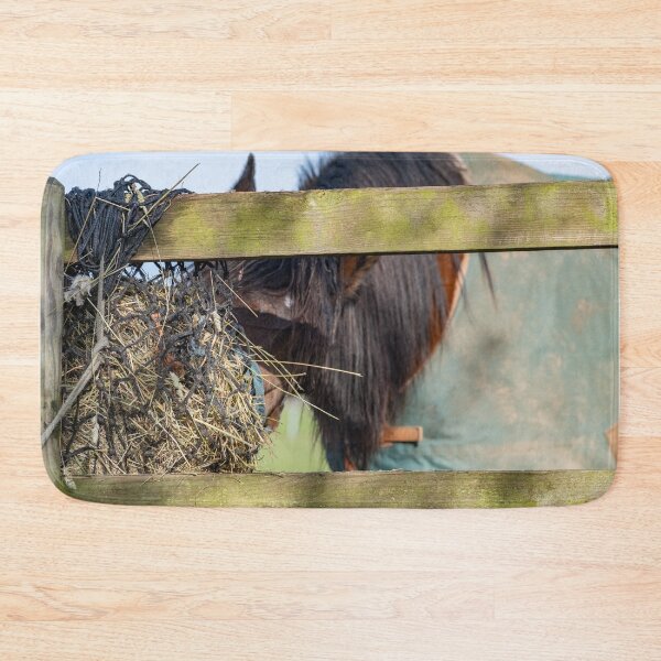 Item preview, Stallion grazing on hay designed and sold by yackers1.