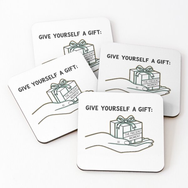 Item preview, Give Yourself a Gift : The Present Moment – Daily Stoic Quote by Marcus Aurelius  designed and sold by artbibun.