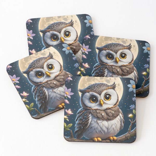 Item preview, Whimsical Night Owl Art designed and sold by KeiraSlackDesigns.