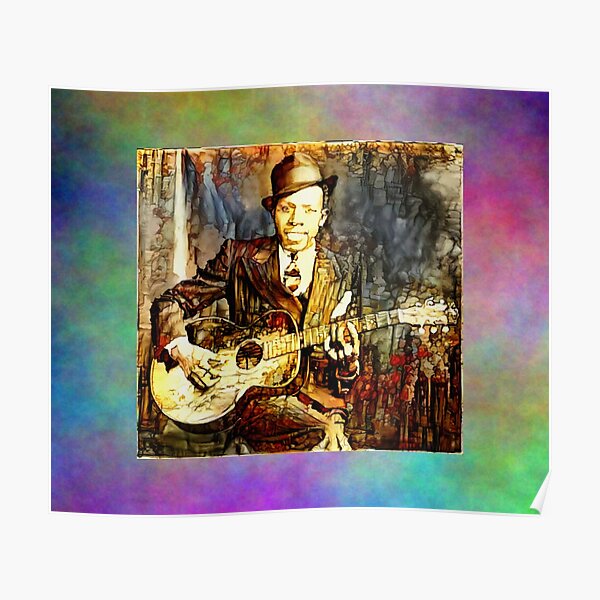 Blues Giants Robert Johnson Poster