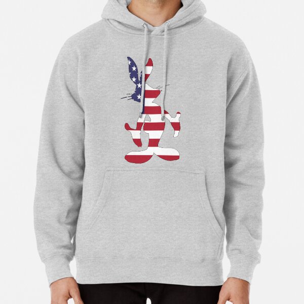 Patriotic Silhouette Pullover Hoodie