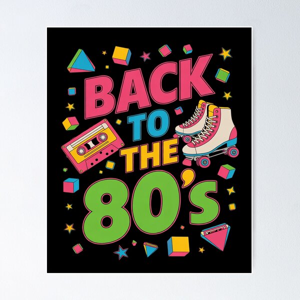 Item preview, Back To 80's 1980s Eighties Costume Party designed and sold by angolinnArt.