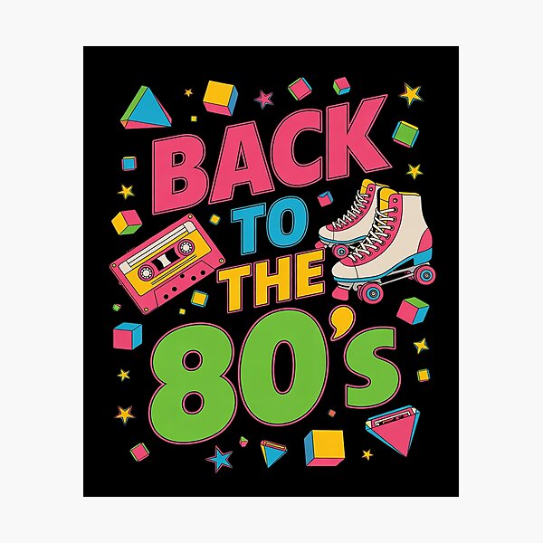 Item preview, Back To 80's 1980s Eighties Costume Party designed and sold by angolinnArt.