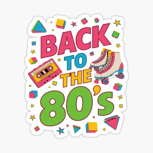 Item preview, Back To 80's 1980s Eighties Costume Party designed and sold by angolinnArt.