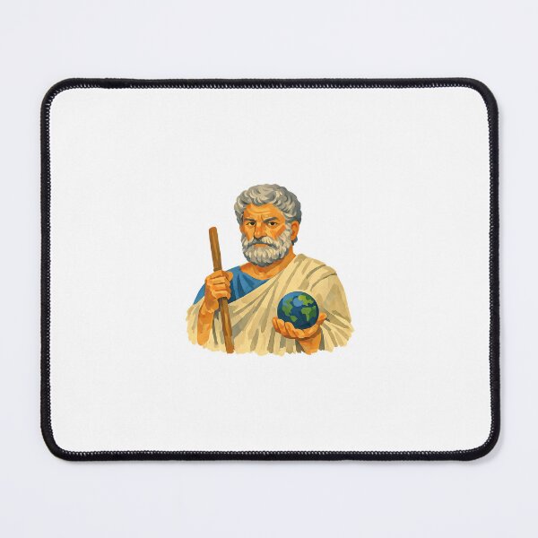 Item preview, Thales of Miletus, Pre-Socratic Greek Philosopher, Gouache Poster Paint designed and sold by shadow-bloom.