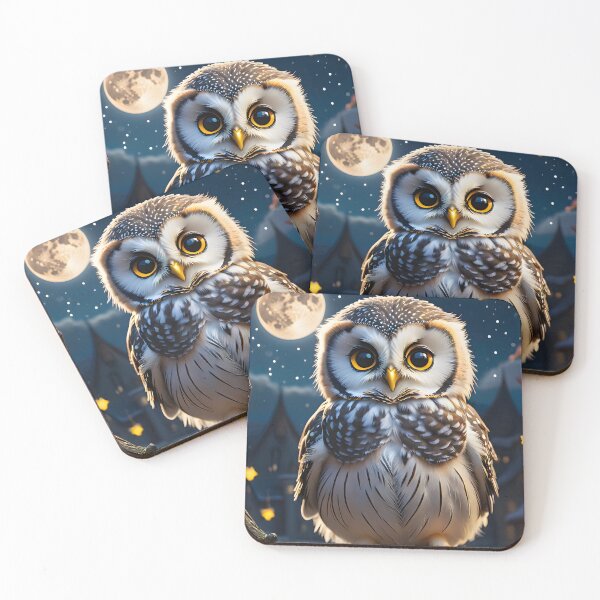 Item preview, Whimsical Night Owl Art designed and sold by KeiraSlackDesigns.