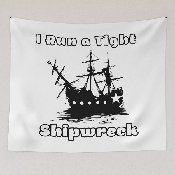 Item preview, Funny Tight Shipwreck Management designed and sold by AnaPixMar.