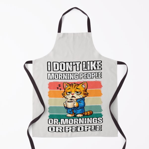 Item preview, I Don't Like Morning People Or Mornings Or People Animal Meme designed and sold by erozzz.