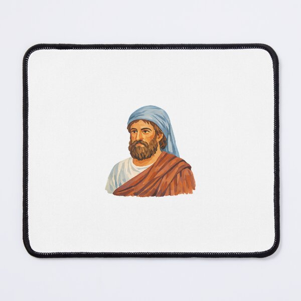 Item preview, Anaximenes, Pre-Socratic Greek Philosopher, Gouache Poster Paint designed and sold by shadow-bloom.