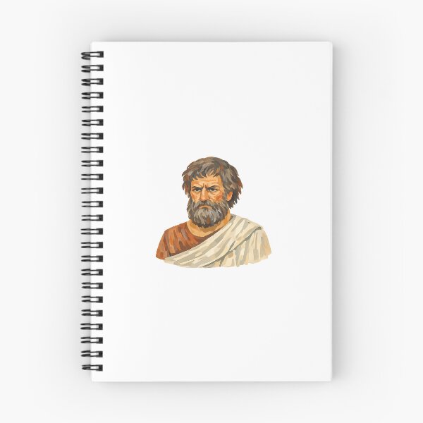 Item preview, Heraclitus, Pre-Socratic Greek Philosopher, Gouache Poster Paint designed and sold by shadow-bloom.