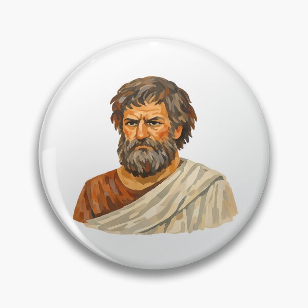 Item preview, Heraclitus, Pre-Socratic Greek Philosopher, Gouache Poster Paint designed and sold by shadow-bloom.