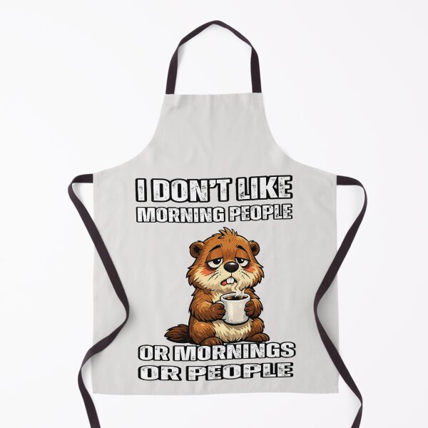 Item preview,  I Don't Like Morning People Or Mornings Or People Animal Meme designed and sold by erozzz.