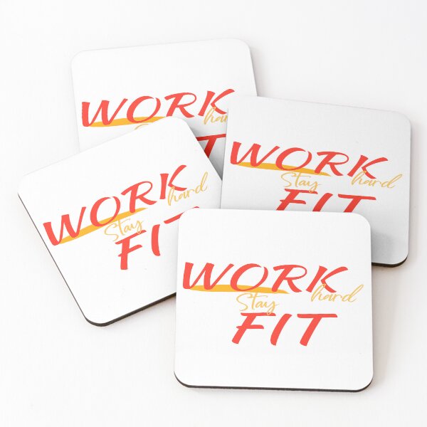 Item preview, WORK Hard Stay FIT – Motivational Fitness designed and sold by StorySeller85.