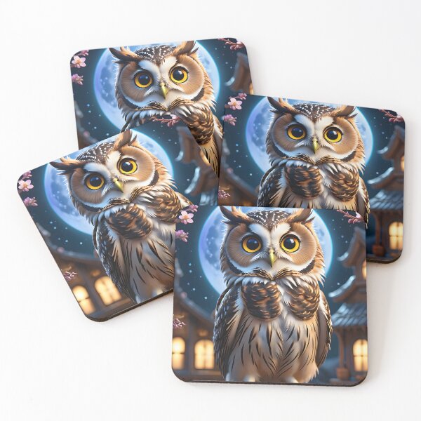 Item preview, Whimsical Night Owl Art designed and sold by KeiraSlackDesigns.