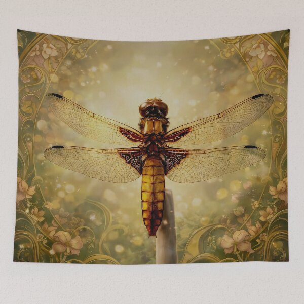 Item preview, Intricate Dragonfly in Nature designed and sold by cuprum.