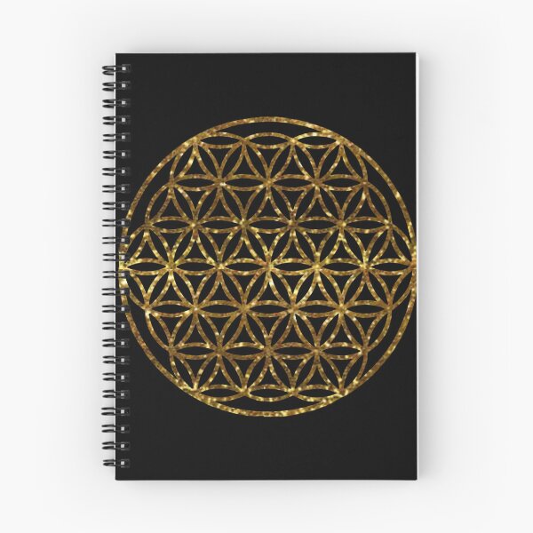 Item preview, Golden Sparkling flower of life, zen life, scared geometry  designed and sold by hollycooper.