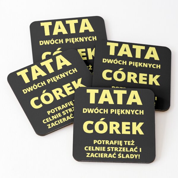 Item preview, Tata Dwóch Pięknych Córek Protective Dad Humor designed and sold by NOMISKISAW.