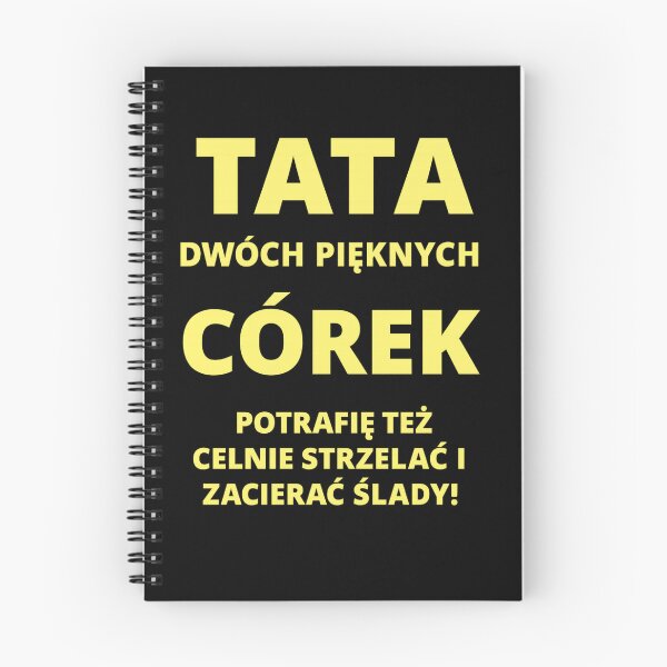 Item preview, Tata Dwóch Pięknych Córek Protective Dad Humor designed and sold by NOMISKISAW.