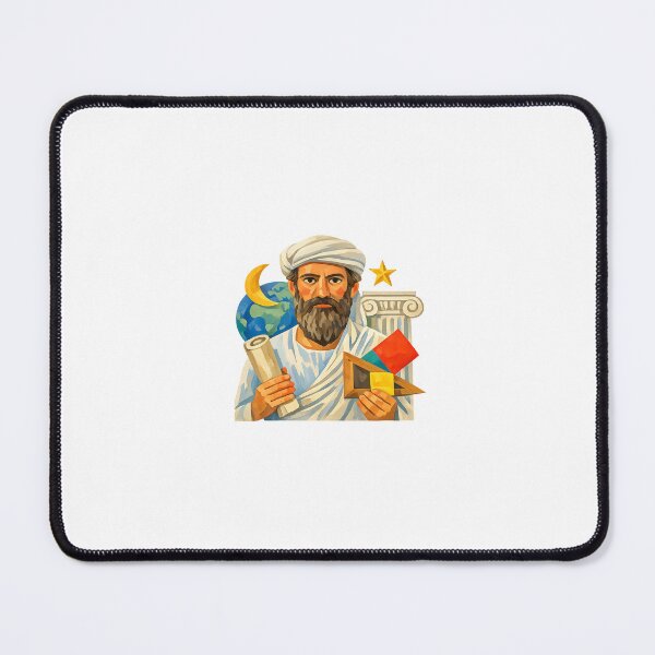 Item preview, Pythagoras, Pre-Socratic Greek Philosopher, Gouache Poster Paint designed and sold by shadow-bloom.