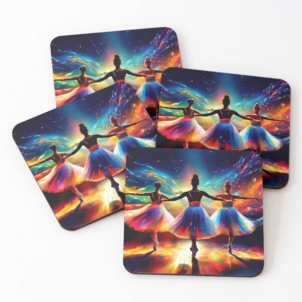 Item preview, Colorful Dancers Wallcovering Tapestry, duvet cover, throw blanket, shower curtain designed and sold by CharlottePlaceArt.