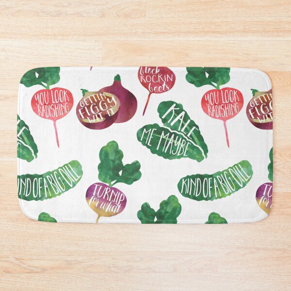Item preview, Kitchen Veggie Puns designed and sold by redwoodandvine.