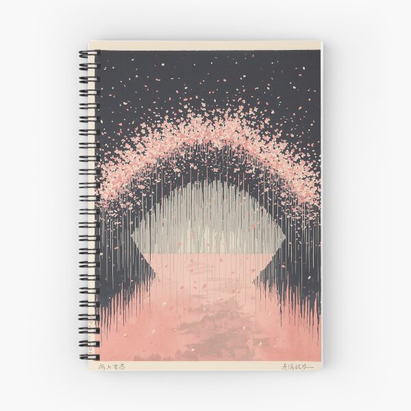 Item preview, Abstract Ukiyo-e Cherry Blossom Ghost Bridge Japanese Watercolor Art designed and sold by Vandy Fullam.
