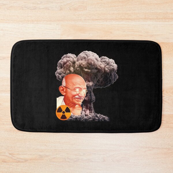 Item preview, Gandhi The Nuke Lover Nuclear Gandhi Black designed and sold by Hassan-Digital.